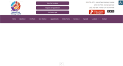 Desktop Screenshot of greenvilleanimalcare.com